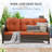 Wicker Outdoor Patio Sofa-1157918762