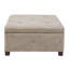 Pouf de rangement à fermeture en douceur-1011196292