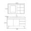 Armoire de salle de bain moderne simple et luxueuse