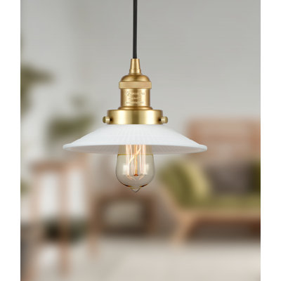 Luminaire suspendu conique 1 lumière Miramontes