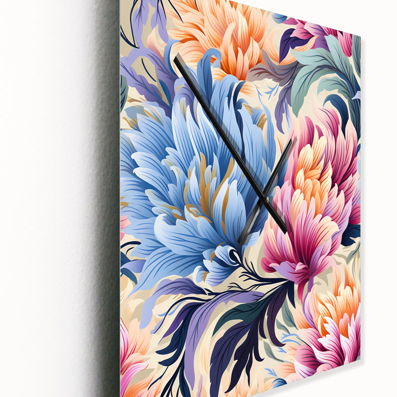 Jamahl - Horloges murales florales, Grand