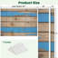 Cloison pliante 6 panneaux paravent Royal Rustic