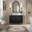 Meuble-lavabo mural 36 po avec lavabo et tiroirs en céramique, meuble-lavabo simple de style français avec charnières à fermeture douce-1884207385