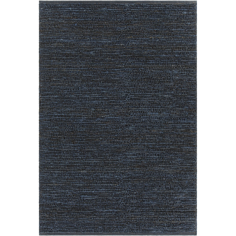 Tapis en jute de couleur unie tissé à la main Latitude Run® Arlene, Rectangle 7 pi 9 po x 10 pi 6 po