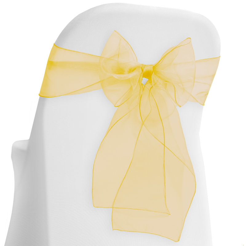 Ceintures de lit Organza, Doré