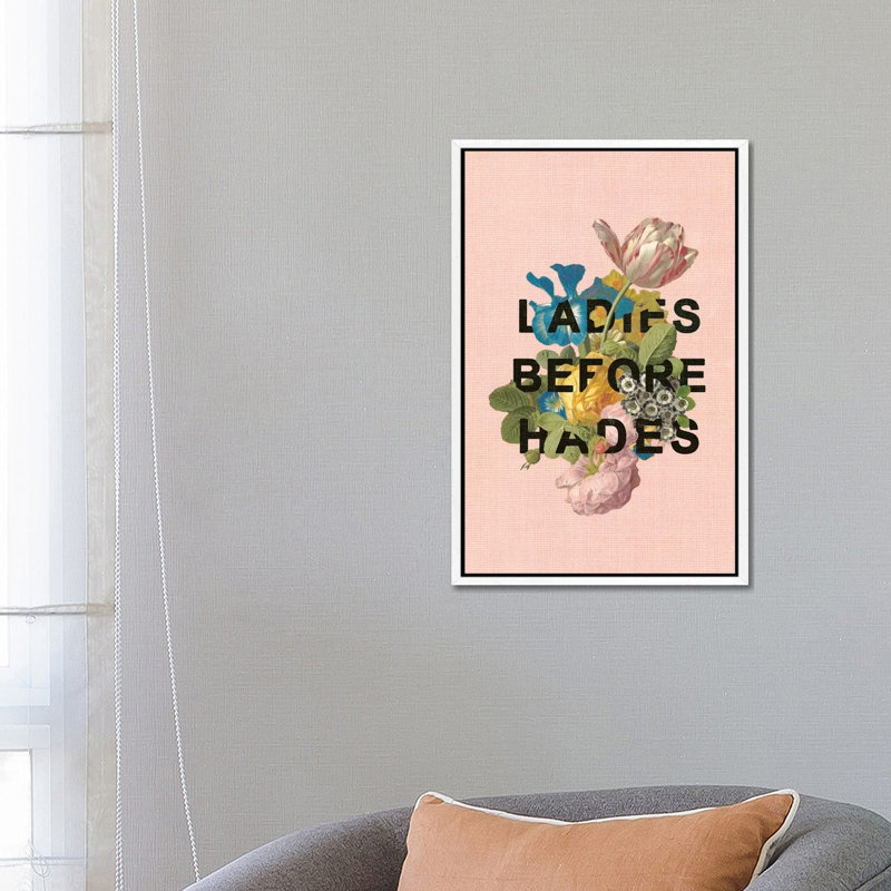 Ladies Before Hades by Heather Landis - Print on Canvas, 66.04 cm H x 45.72 cm W, White Framed