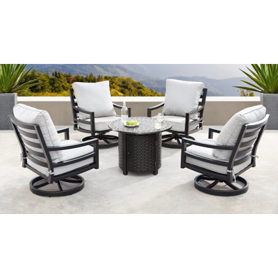 Mhyrren Outdoor 5 - Piece Conversation Set