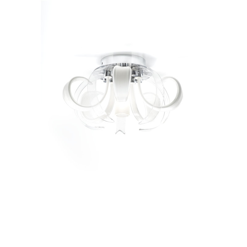 Wall lamp 1-light Willett, 24 cm, White / Clear