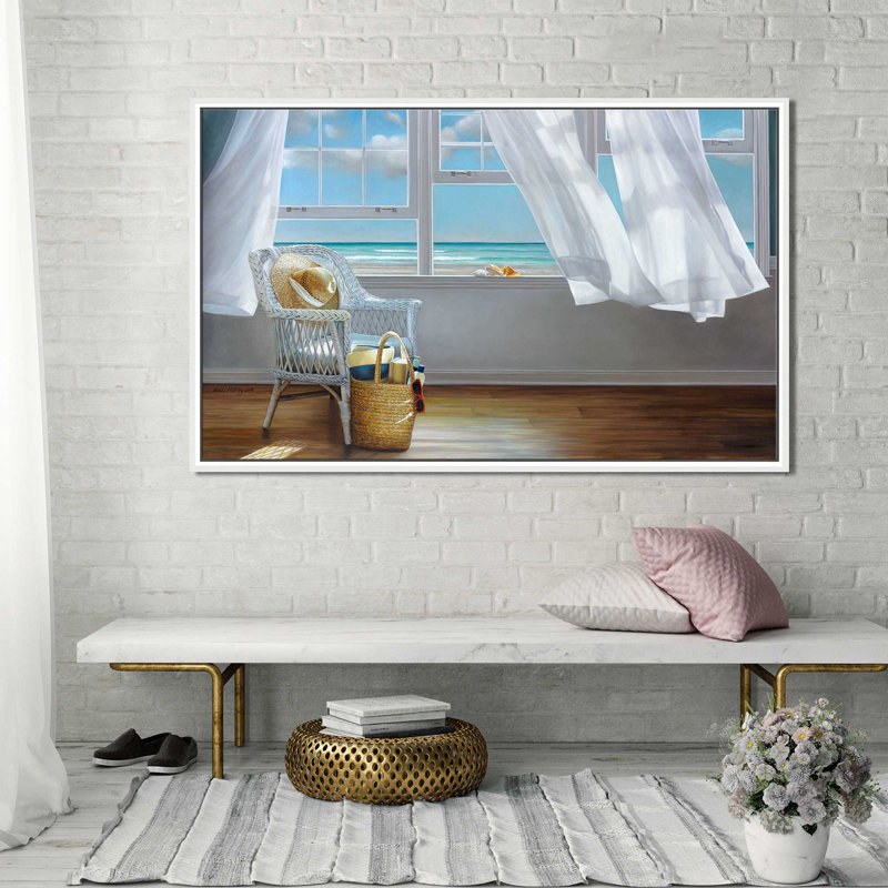 Sense Memory par - Peinture, H 21,5 po x l 33,5 po x P 2 po, Cadre flottant blanc