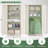 Lakenzie 5 - Shelf Steel Garage Storage Cabinets with Lock (72" H x 32" W x 16" D)-781850448