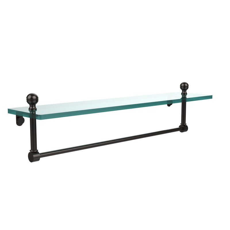 Morosini Bracket Shelf with Towel Bar, Oil Rubbed Bronze