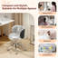 Chaise de bureau pivotante en polyuréthane à hauteur réglable pour bureau à domicile et espace de vie-524632844