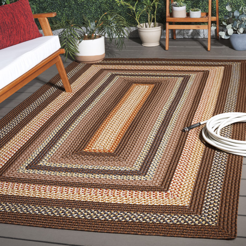 Tapis intérieur / extérieur Ceaira Performance, Rectangle de 5 pi x 8 pi