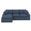 Canapé modulaire Cloud, canapé en chenille double couche avec assise profonde et poches latérales-320709829