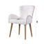 Chaise d'appoint rembourrée (ensemble de 2)