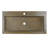 Barclay Gentry 17.87'' Vintage Brown Concrete Rectangular Bathroom Sink