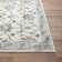 Nekiesha Ivory/Gray Floral Traditional Indoor Performance Area Rug