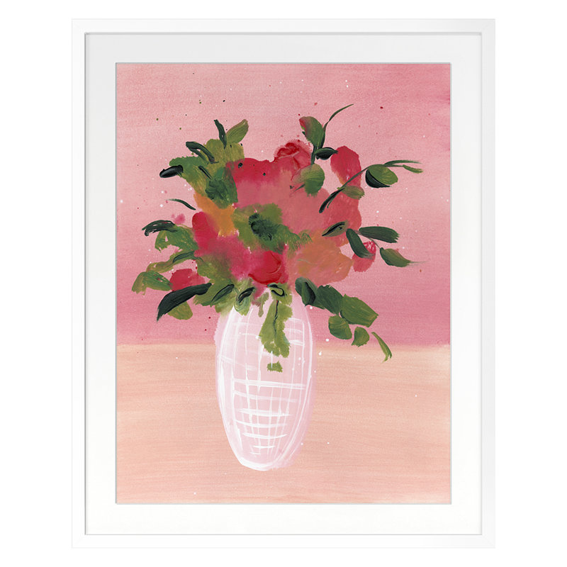 Floral Study 7 Print by Stefano Altamura, 20" H x 16" W x 1.25" D, White