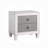 Two-Tone Finish Nightstand With 2 Drawers