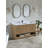 Maxbano 60 inch Bathroom Vanity Set in Oak Grey 