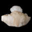 Fleurs centrées de Scolecite sur Stilbite rose