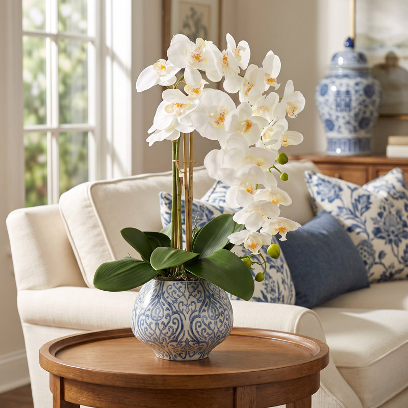 24 " Polysilk Orchid Arrangement