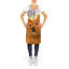 No Pattern Bib Apron