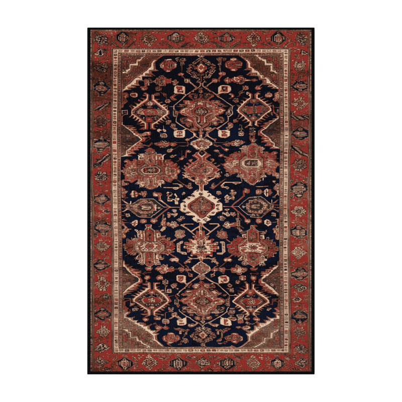Tapis brun lavable à la machine, Rectangulaire 8 pi x 12 pi