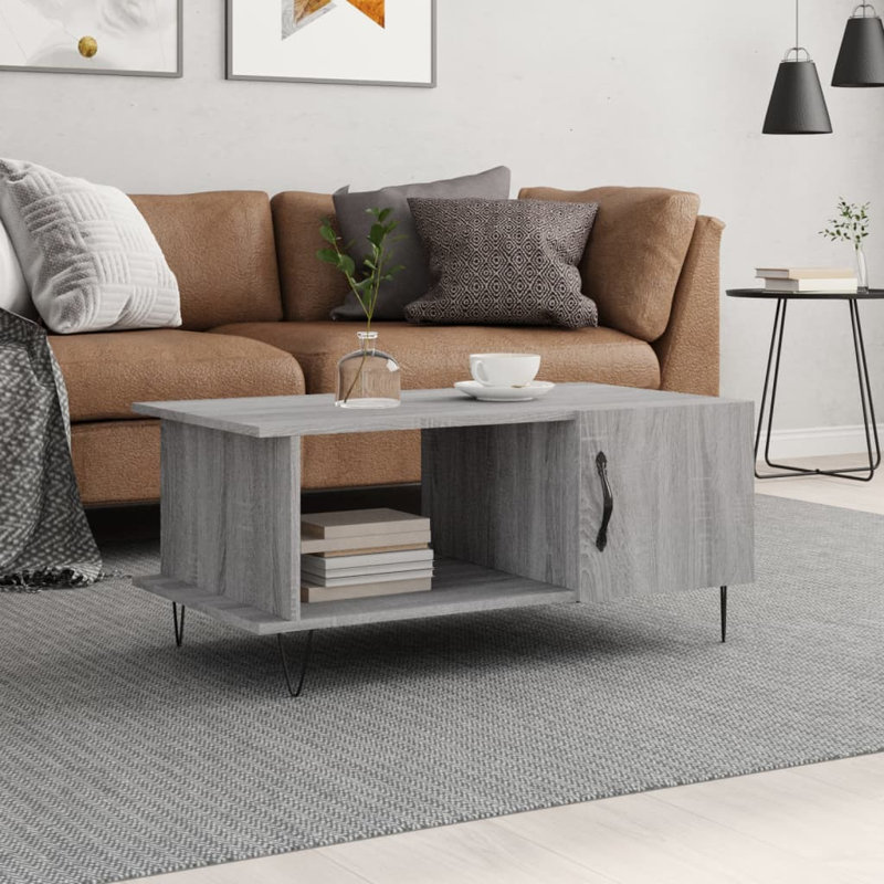 Add a touch of elegance to your living room with this stylish coffee table., Grey Sonoma