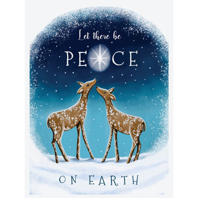 «Peace on Earth Deer» par Elizabeth Tyndall