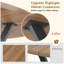Table basse 31,49 pouces avec table de rangement et 2 ou 3 tablettes-1017364958-1019392779