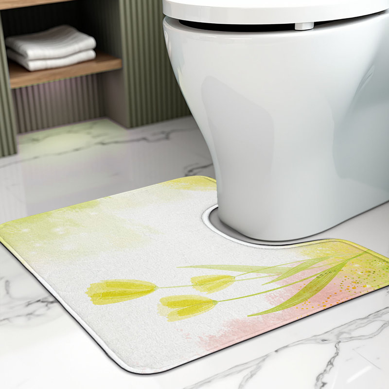 Tapis de salle de bain Floral