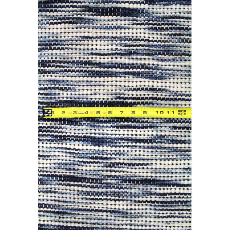 Bahai Area Rug in Blue, Rectangle 6' x 9'