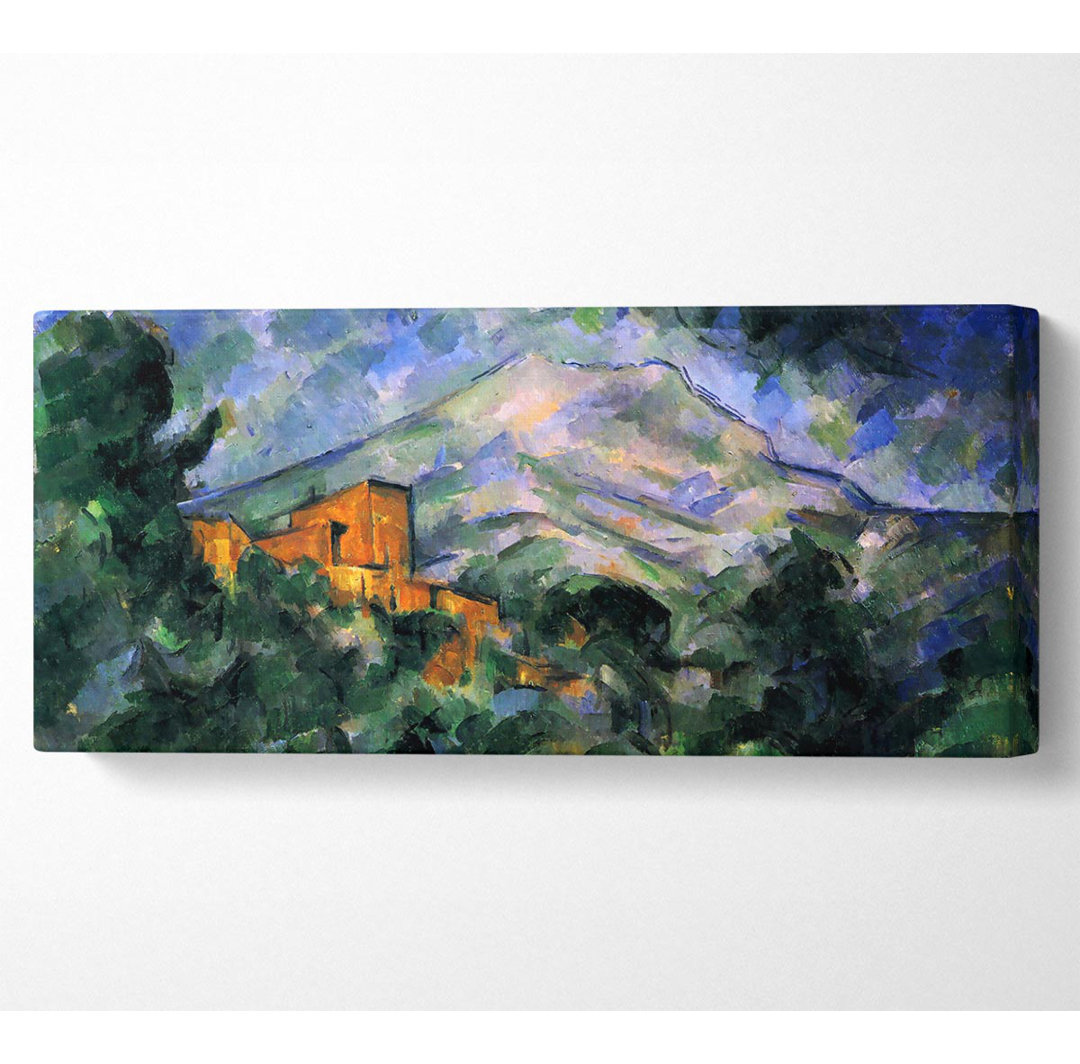 Cezanne St. Victoire und Chateau Noir Panoramaleinwand