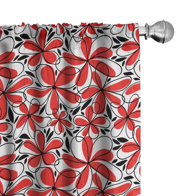 Semi-Sheer Rod Pocket Sliding Panel, 28" x 95"