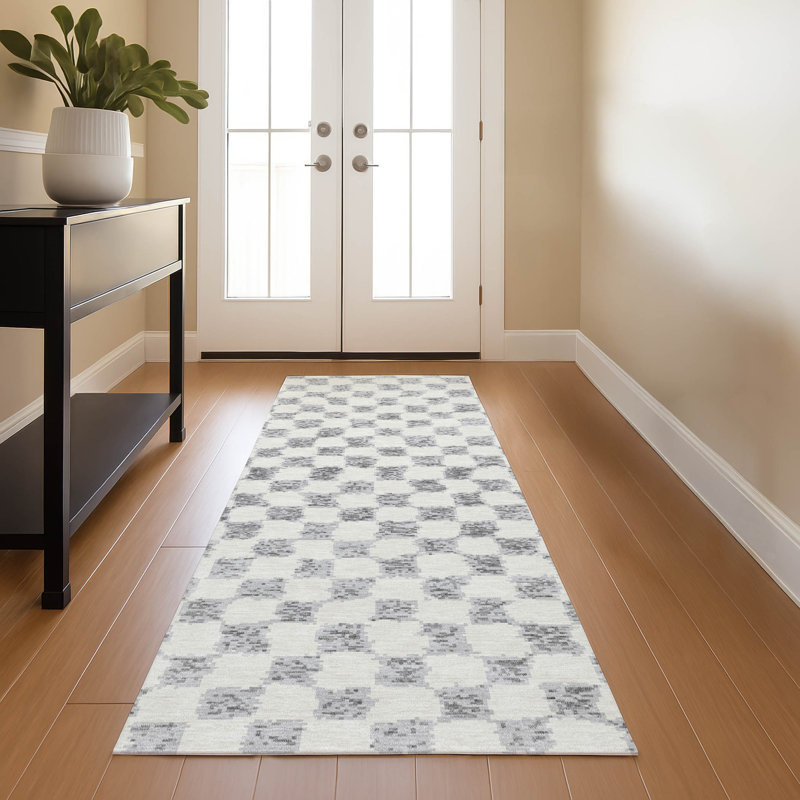 Premium Machine Washable Millbrook AMF1958 Geometric Rug, Runner 2'3" x 7'6"