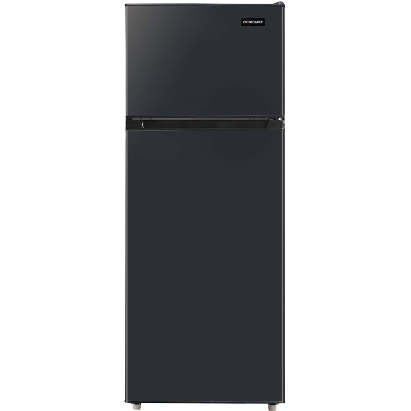 Frigidaire, 7.5 Cu. Ft. Top Mount Refrigerator, Black, Black