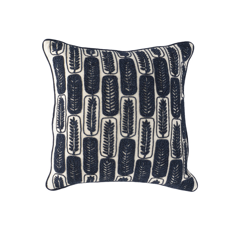100% Cotton Throw Pillow, Polyester, Green
