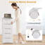 Inbox Zero 1 Pcs 6-drawer Plastic Rolling Storage Cart With 4 Universal Wheels Dresser Cabinet