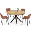 Beech Round Dining Table-497877930