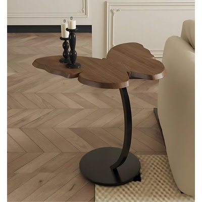Table de bout rétro avec table de bout et table d'appoint avec tablette pour salon