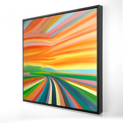 «Colorful Road» sur toile