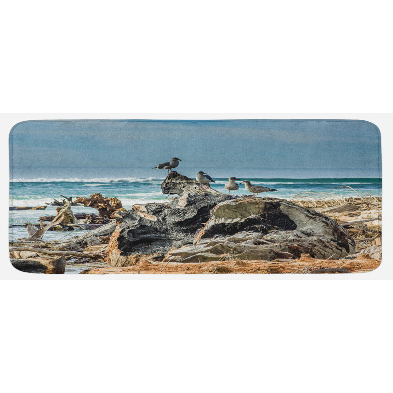 Tapis de cuisine bois flottant
