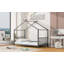 Lit plateforme simple en métal-865431408