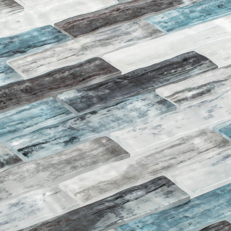 1 po Giovan x 4 po Carreau de mosaïque en verre et mur de brique, Kopan