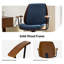 Luis 62.8cm W Modern Polyester Swivel Office Chair-851546065