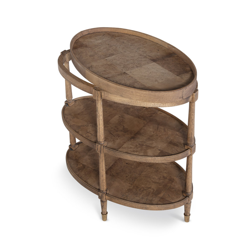 Andrews Chairside Table - Weathered