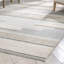 Tapis à motif géométrique abstrait bleu clair Marcone Briar-58259850