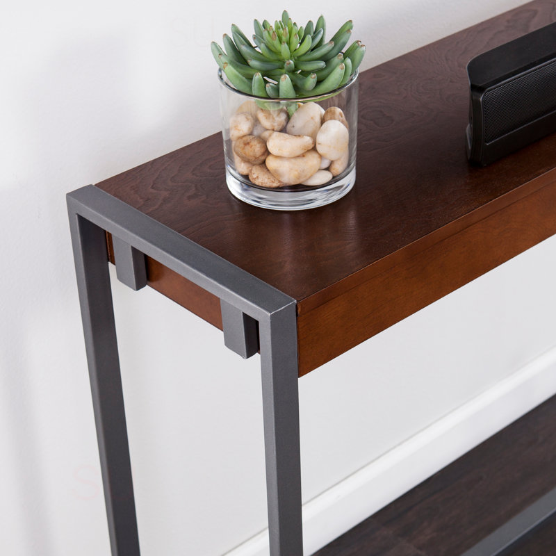 Console Holly & Martin Macen, Noyer, Gris