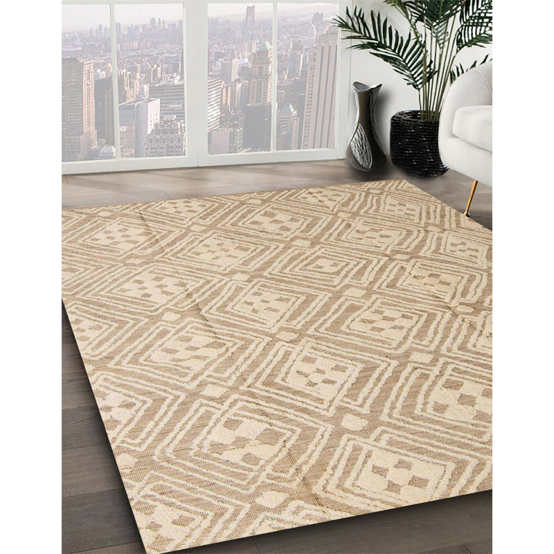 Vona Abstract Indoor Rug, Square 8'